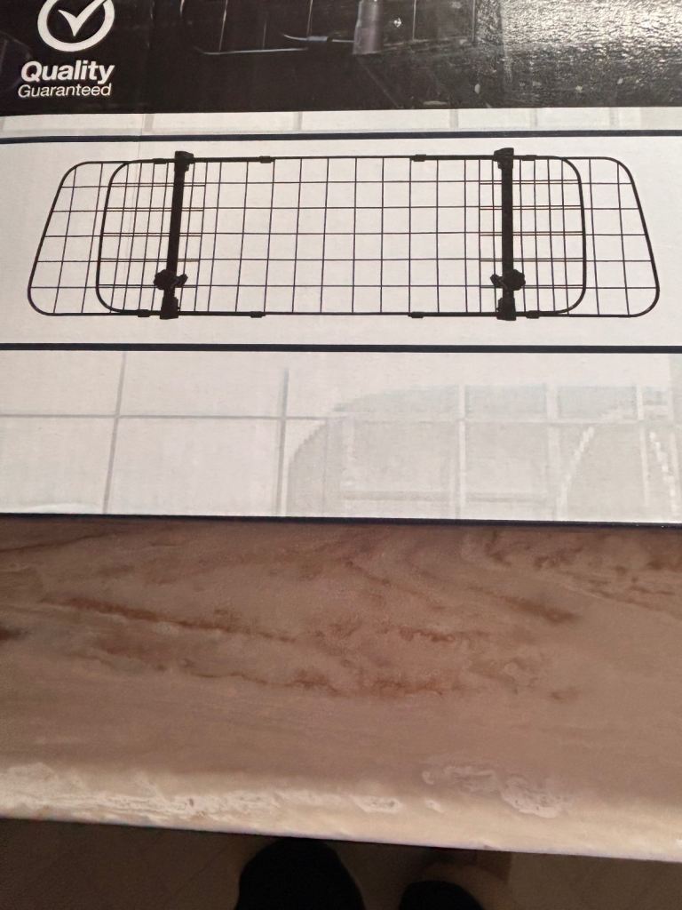 Mesh dog guard for car 