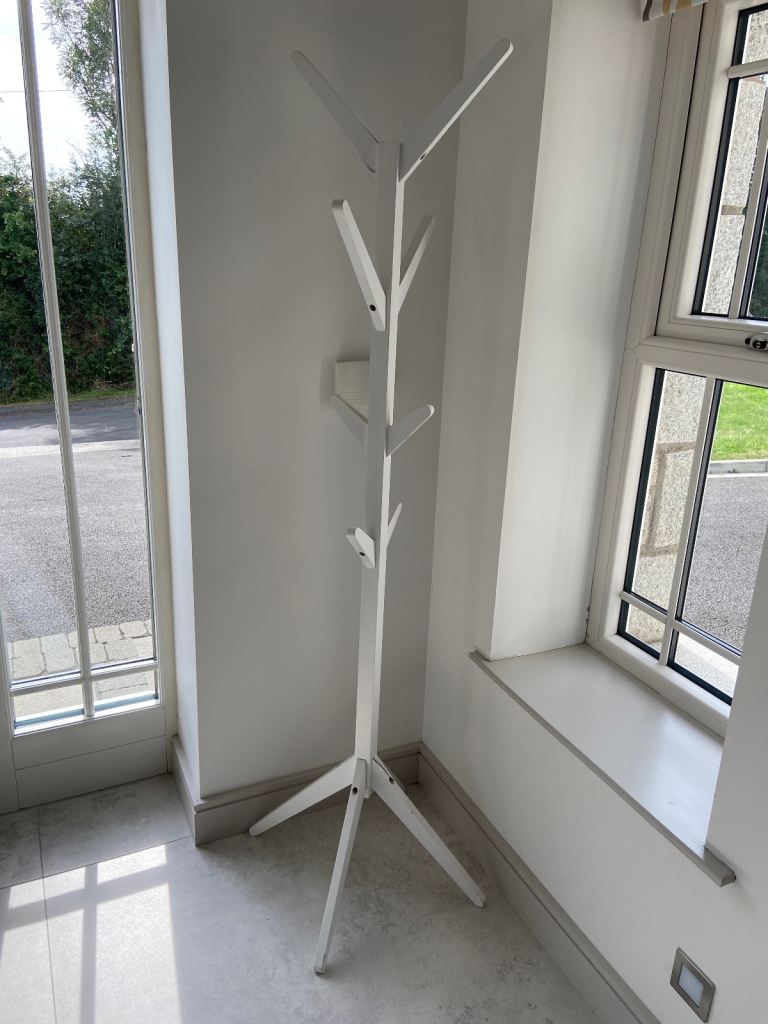 IKEA White Wooden Coat hanger (freestanding)