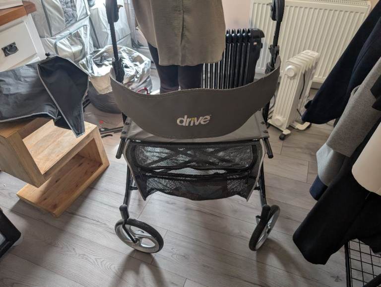 Drive Grey Mobility Walker / Rollator - Fair Condition