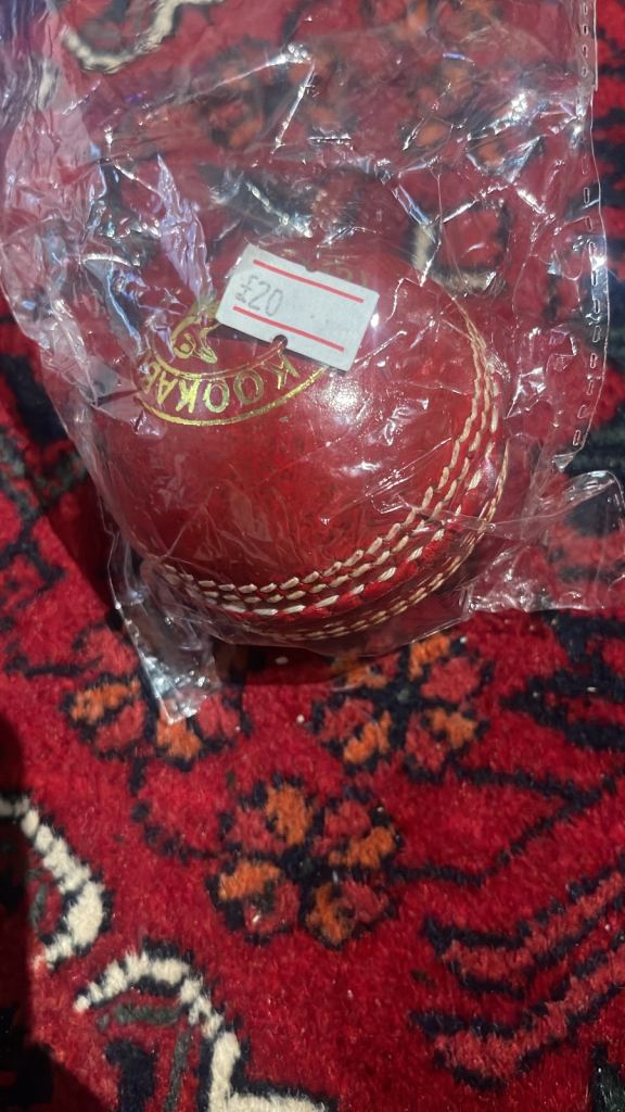 New Kookaburra Cricket Ball - Red
