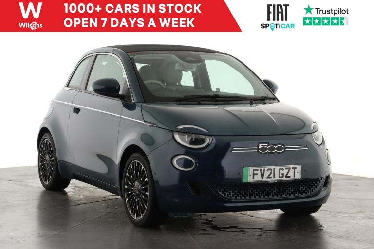 2021 Fiat 500 87kW La Prima 42kWh 2dr Auto Convertible Electric Automatic