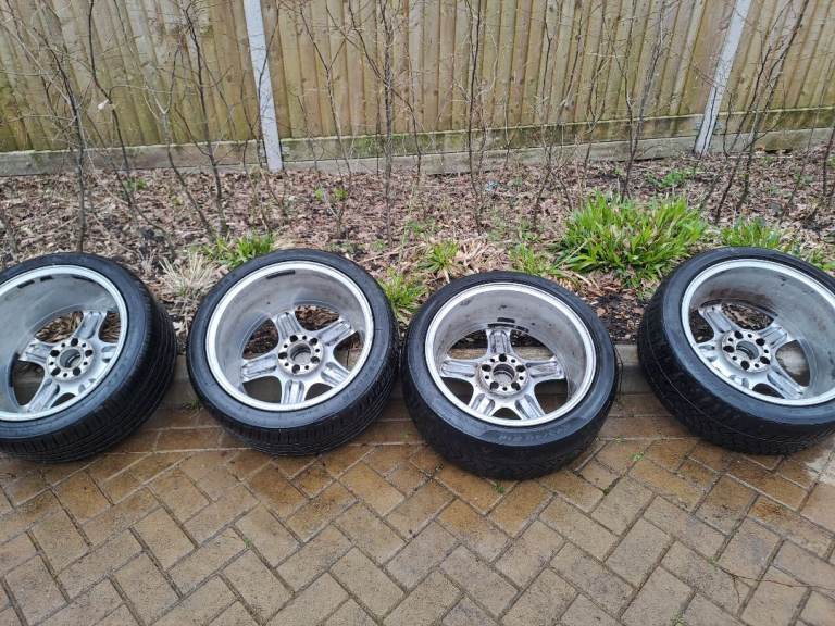 X4 MERCEDES E CLASS INCH ALLOY WHEEL WITH TYRE 265/40/R18 -245/40/R18