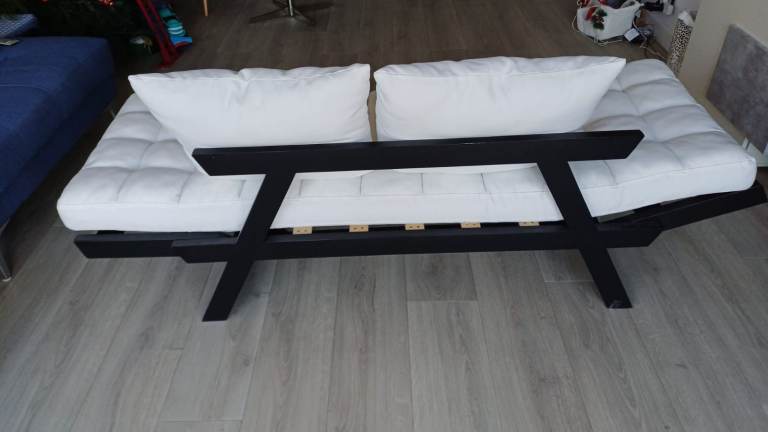 HOMCOM Chaise Lounge Sofa Bed