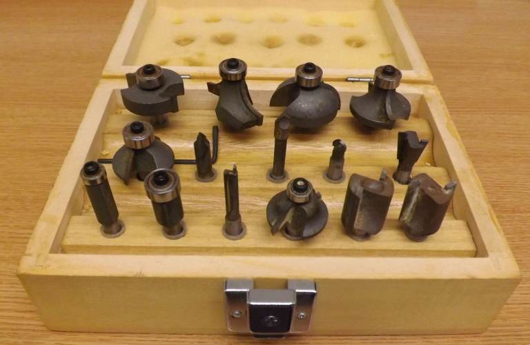 Router Bits Boxed Set of 15 cutters