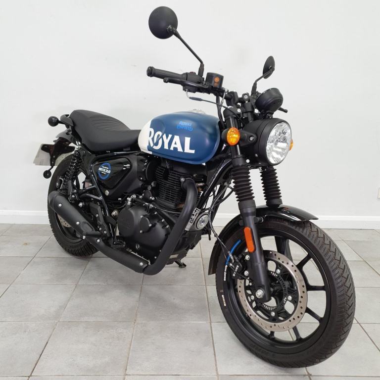 2023 Royal Enfield Hunter HNTR 350 Rebel Blue A2 Retro Roadster Low Miles 515