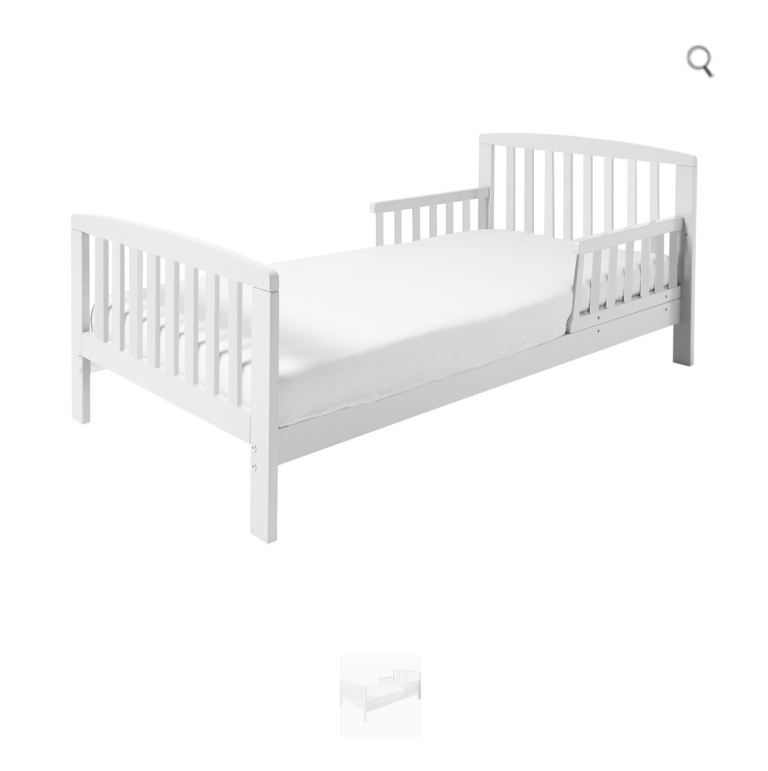 White Toddler bed