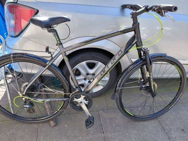 Carrera crossfire two hybrid bike 