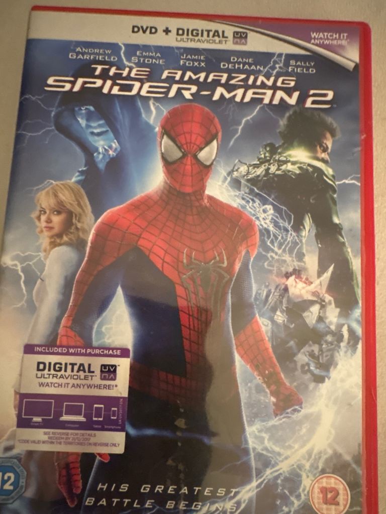 The Amazing Spider-Man 2 DVD + Digital Ultraviolet