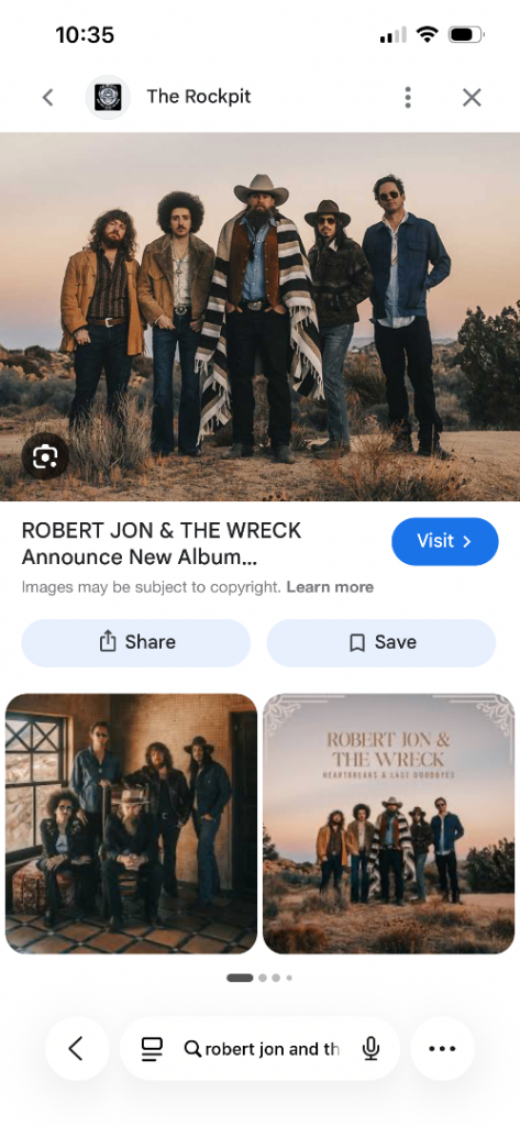 Robert Jon and The Wreck