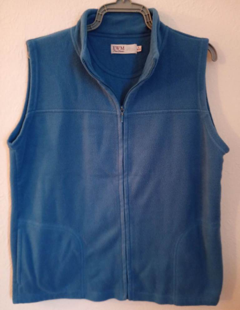 Body Warmers, Funnel neck fleece Gilets in good condition £3 each 