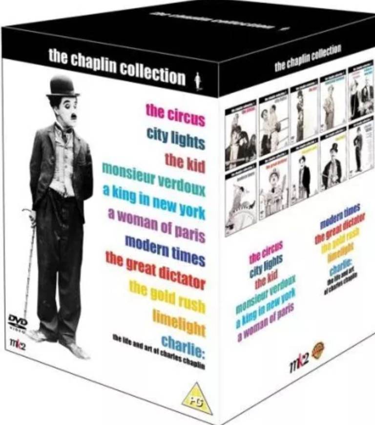 The Charlie Chaplin DVD Collection (brand new, sealed)