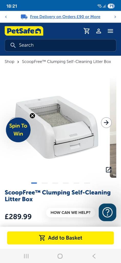 Petsafe Latest Midel Automatic Self Cleaning litter Box 