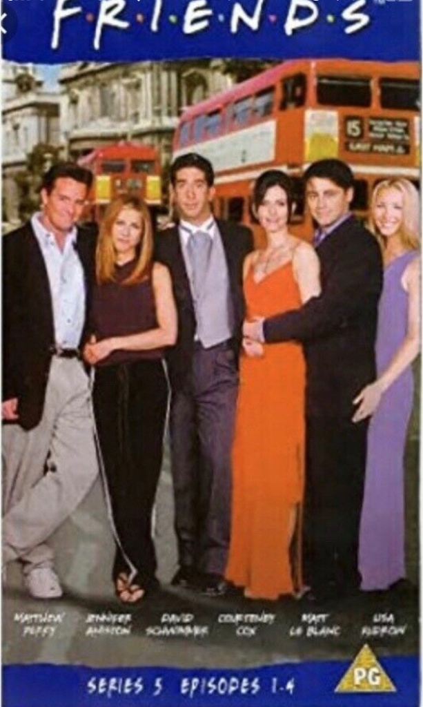 Friends season 5 entire series box set (6 videos, 24 episodes)