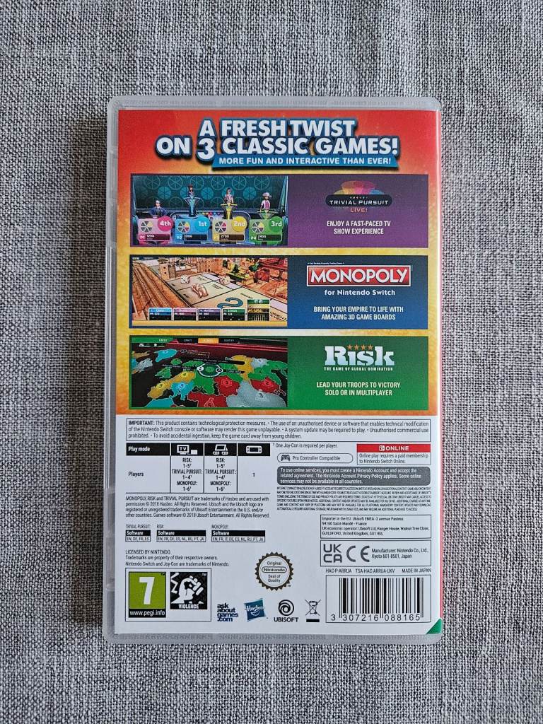 Hasbro Game Night Nintendo Switch 