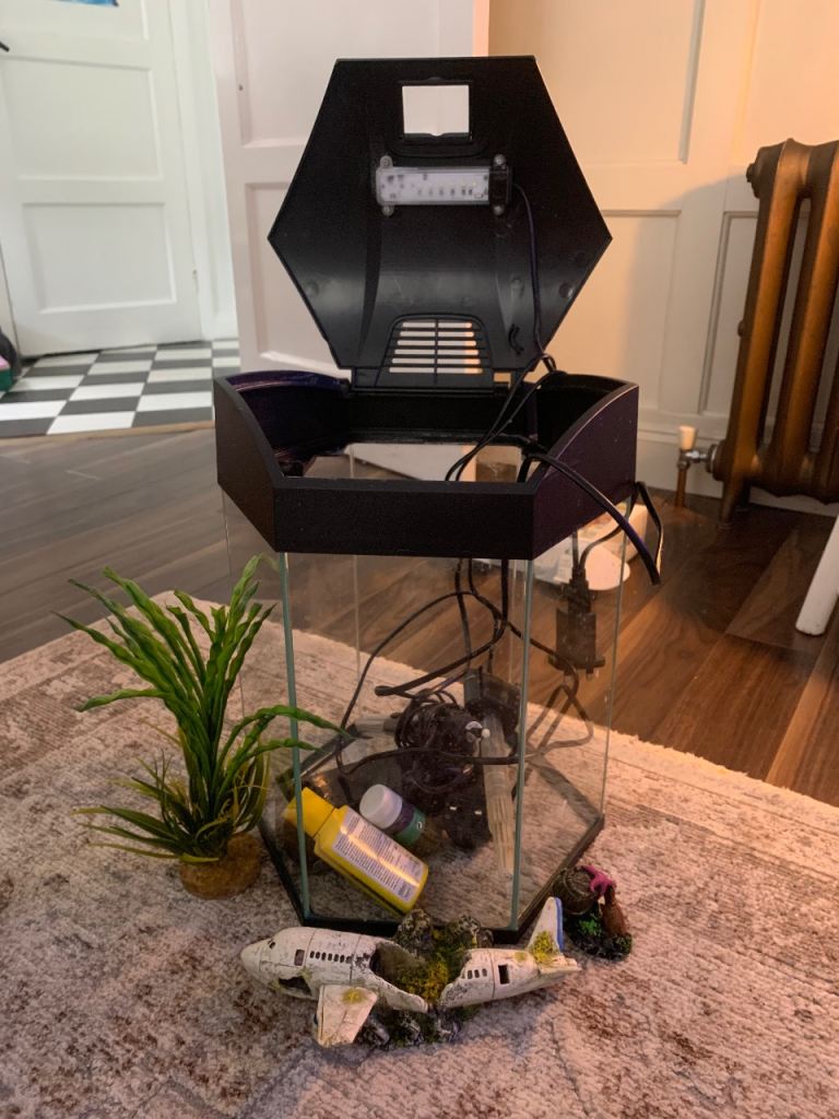 Aquarium, fish tank , pump heater filter , tank accessories 