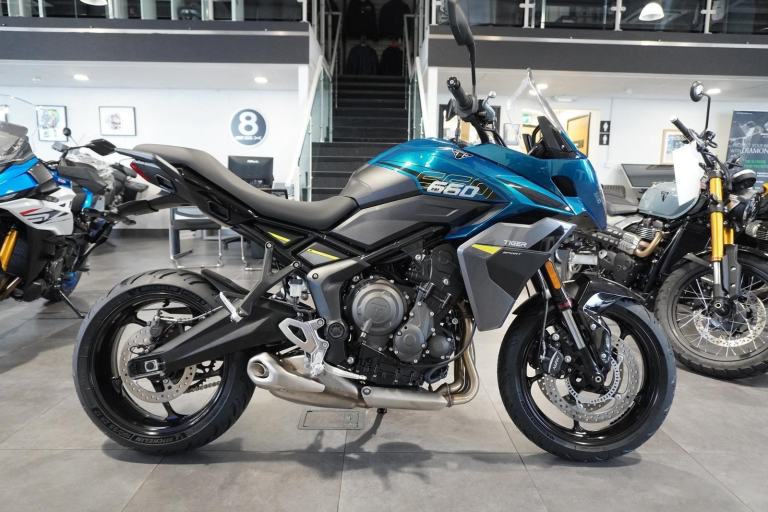 Triumph Tiger Sport 660, 2026, Interstellar Blue. IN STOCK NOW Only £9445. 