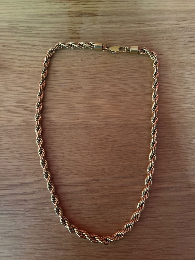 Men’s Gold Rope Chain 