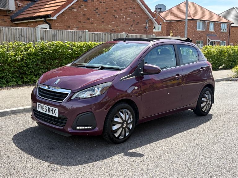 2016 Peugeot 108 Active 1.0L Petrol Manual Convertible Open-Top 5 Door, 12 Months MOT, 67000 Mileage