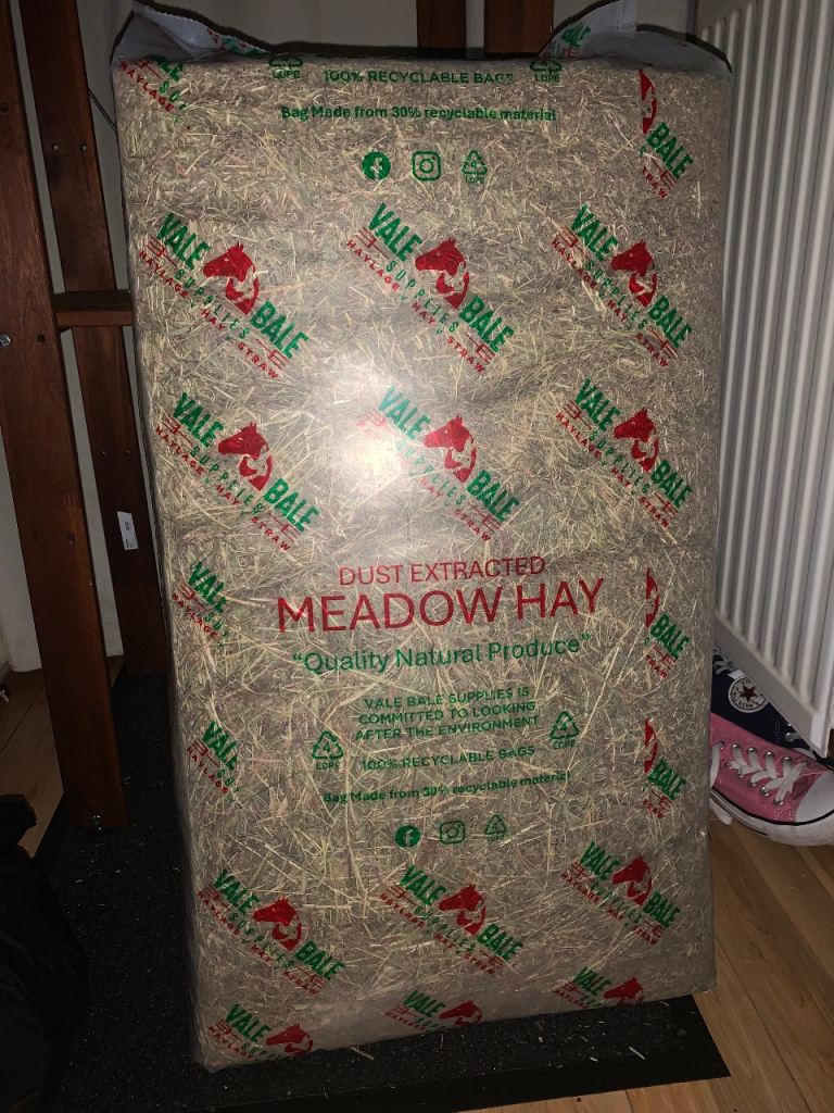 Vale Bale Dust Extracted Meadow Hay X Large 13kg new sealed