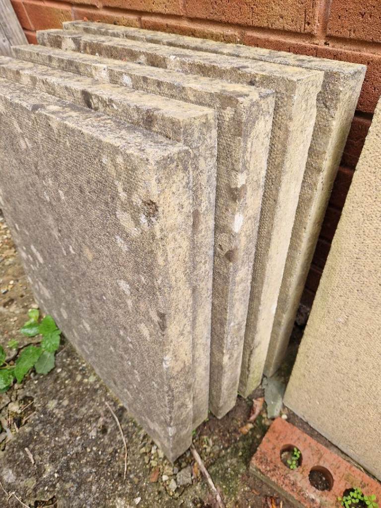 Used paving slabs