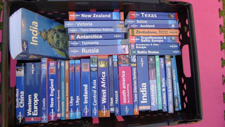 Travel books Lonely Planet AA Guide Bradt Everyman DK Witness etc £2 each