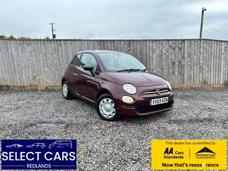 2019 Fiat 500 1.2 Pop Hatchback 3dr Petrol Manual Euro 6 (s/s) (69 bhp) Petrol