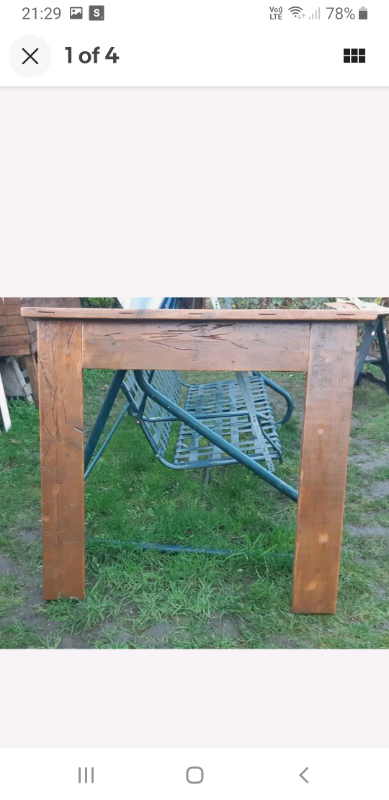 Rustic pine fire surround 