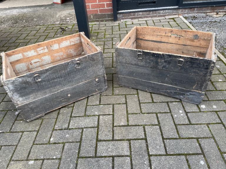 Vintage wooden boxes/crates