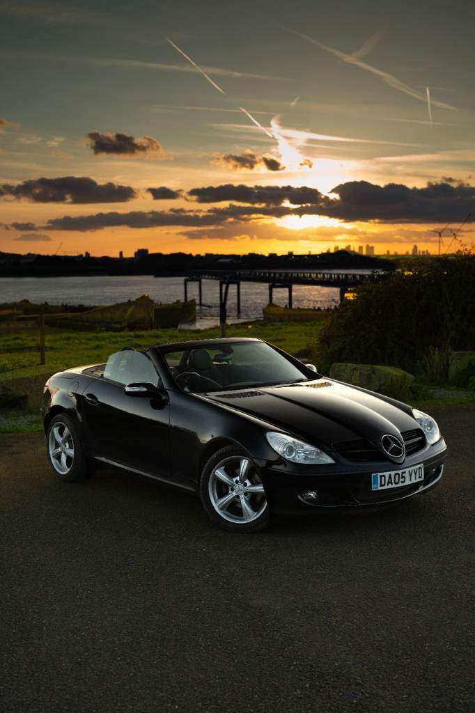 Mercedes-Benz SLK 200 Compressor Convertible 2005 Auto HPI Clear 95k miles FSH Cheap car Ulez Free