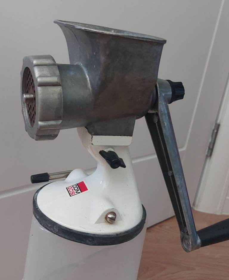 Vintage DOM Manual Meat Grinder – Good Working Order