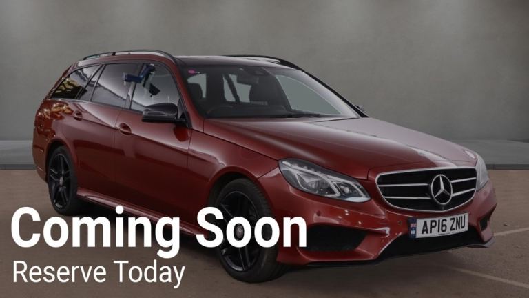 2016 Mercedes-Benz E Class 2016 16-Reg Mercedes E220 BlueTEC AMG Night Ed Premium 7G-Tronic Estat...