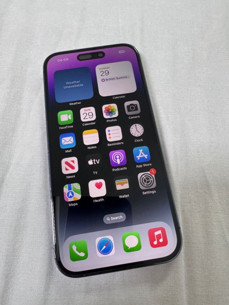 Iphone 14 Pro 256GB and 82% battery unlocked