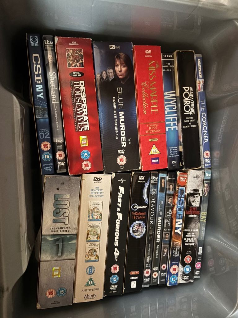 Selection of boxset DVDs 