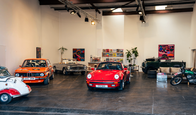 Coworking Desks, Coffee Shop, and Classic Cars in Rye