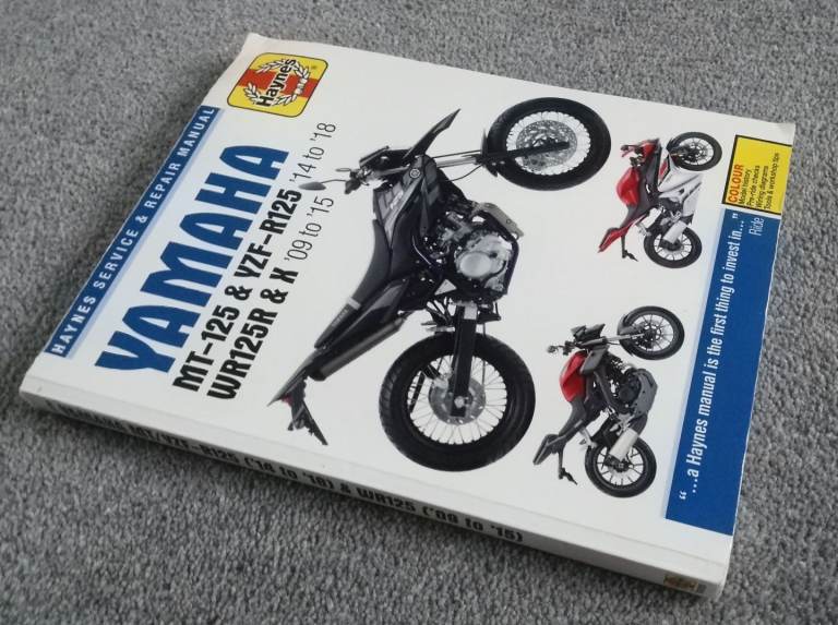 Haynes- Yamaha Haynes- Yamaha MT-125,   VZF-R125 -& WR125R - Service & Repair Manual