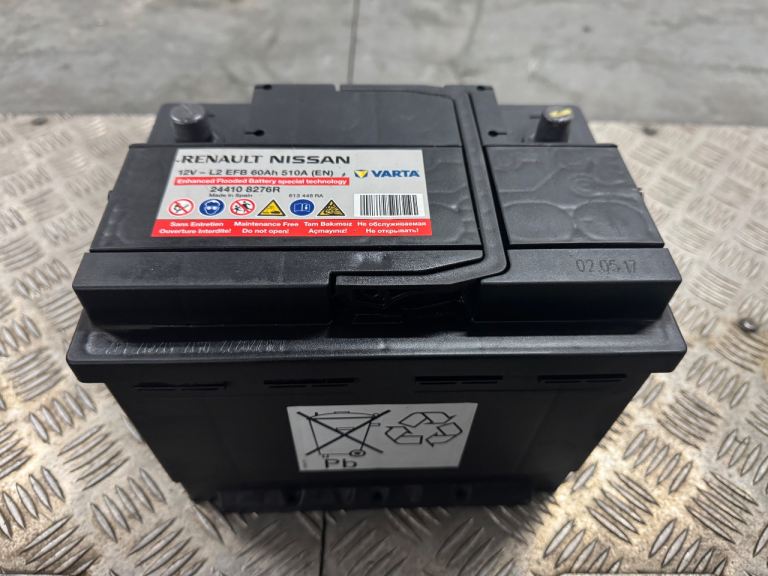 Varta 12 volt battery Renault/nissan 60ah good condition