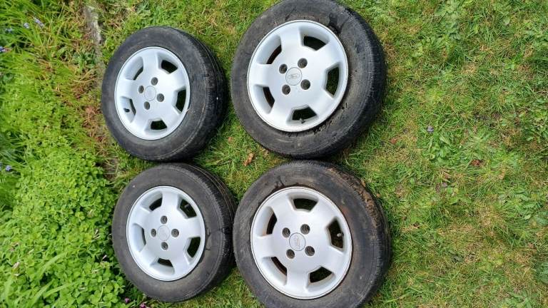Ford Sierra GT Azura Alloy Wheels set of 4 suit Escort Fiesta Cortina Fast Ford