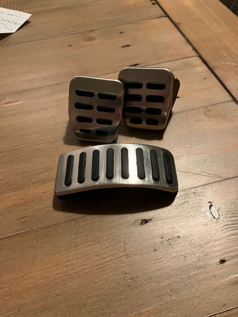Vw (vag) mk4 golf gti brushed alu pedals