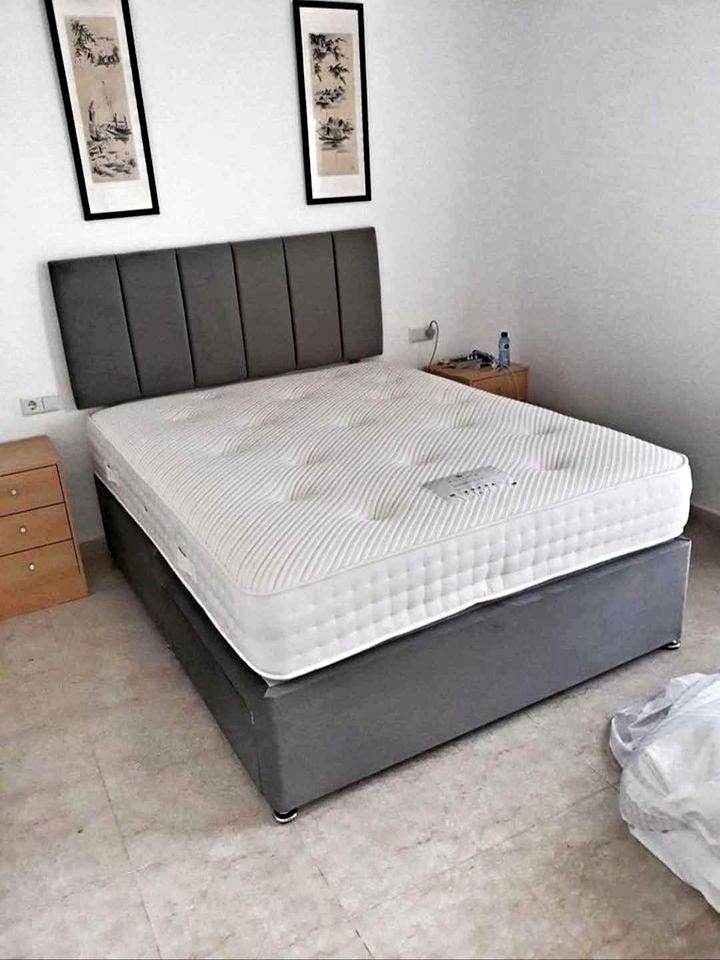 ✔️📢Brand New Super Comfy 4ft Luxury Small Double Divan Bed With Mattress | Book Your Order Now📞🚚