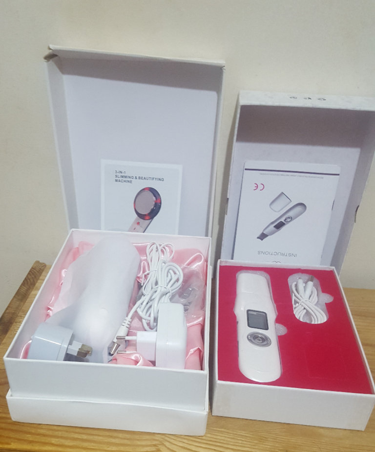 3n1 Slimming device + Face Scrubber 2 items ___PLEASE READ DESCRIPTION 