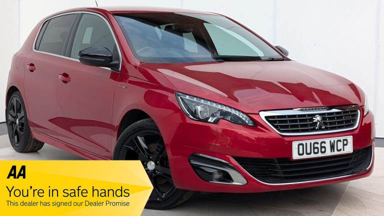 2017 Peugeot 308 1.2 PureTech GT Line Euro 6 (s/s) 5dr Hatchback Petrol Manual