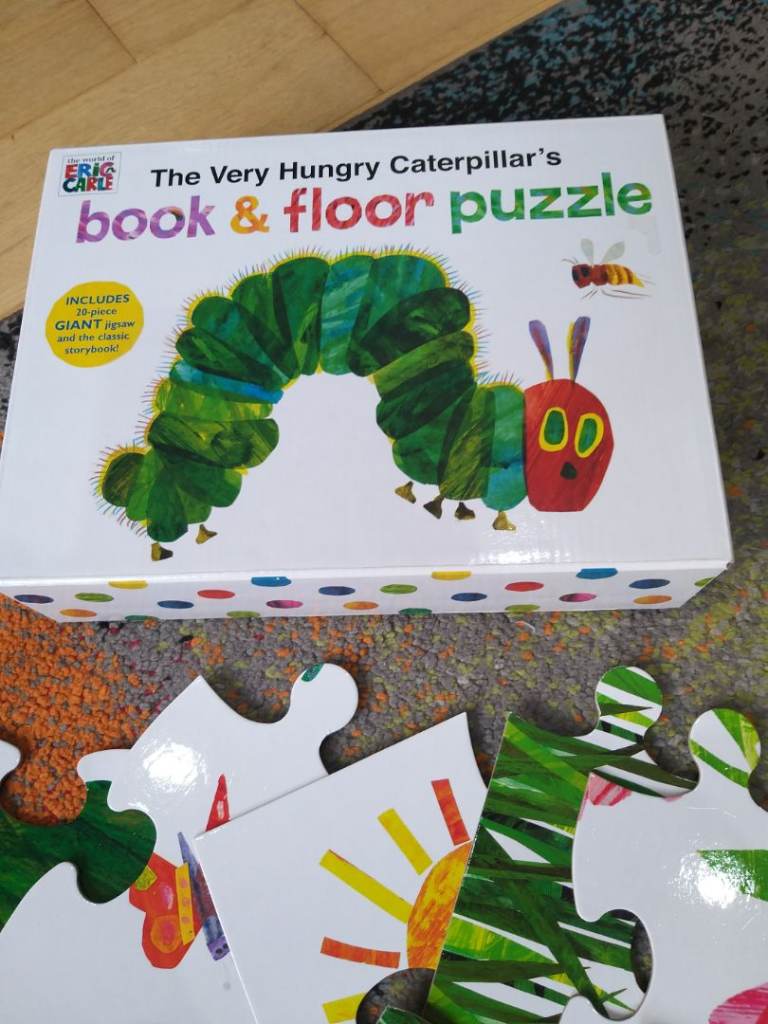Childs floor puzzle, The Very Hungry Caterpillar 