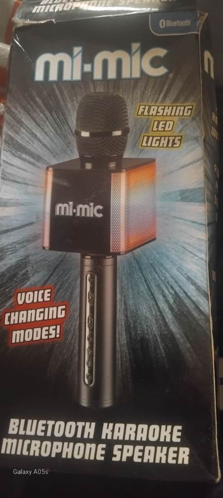 NEW Mi-Mic Bluetooth karaoke speaker microphone (Boxed)