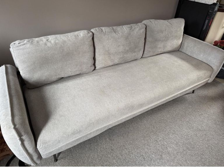 Modern Grey Sofa - Like New (Reduced for quick sell)