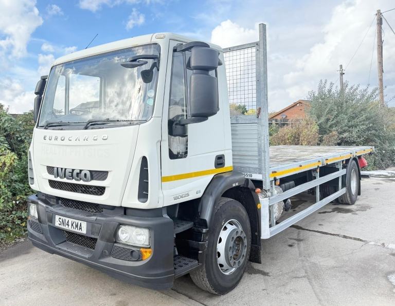 2014 IVECO EUROCARGO 180E25 ALLOY FLATBED EURO-6 18TON U-LEZ !! 5,000 MILES !!