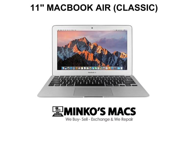 Apple MacBook Air 11" i5 1.6GHz 4GB Ram 121GB SSD Adobe Photoshop illustrator Microsoft Office 2021