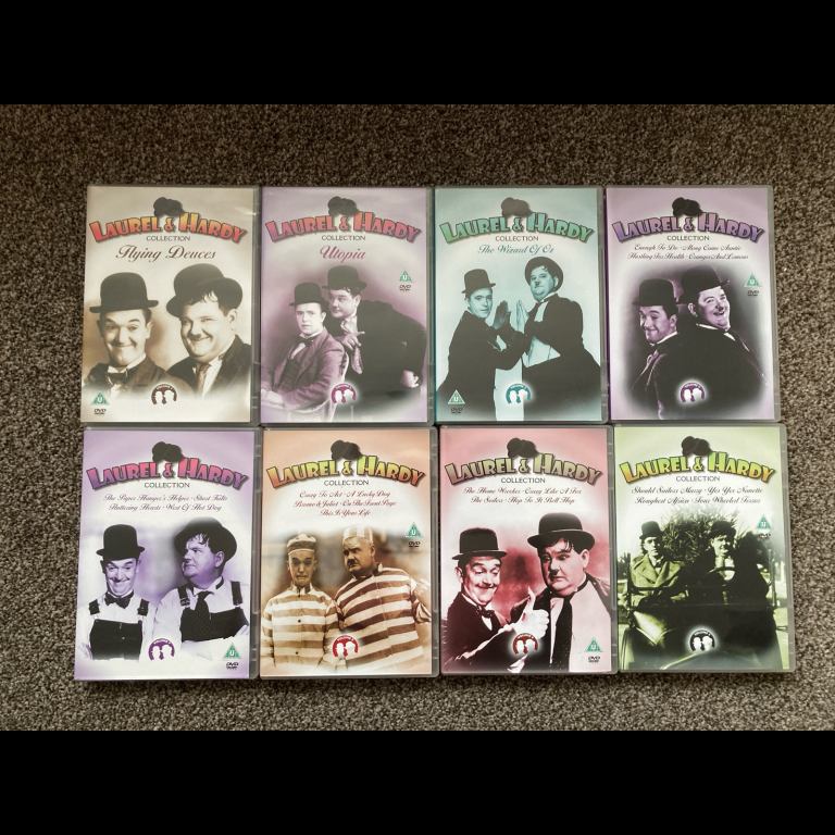 Laurel & Hardy collection 8 disc DVD
