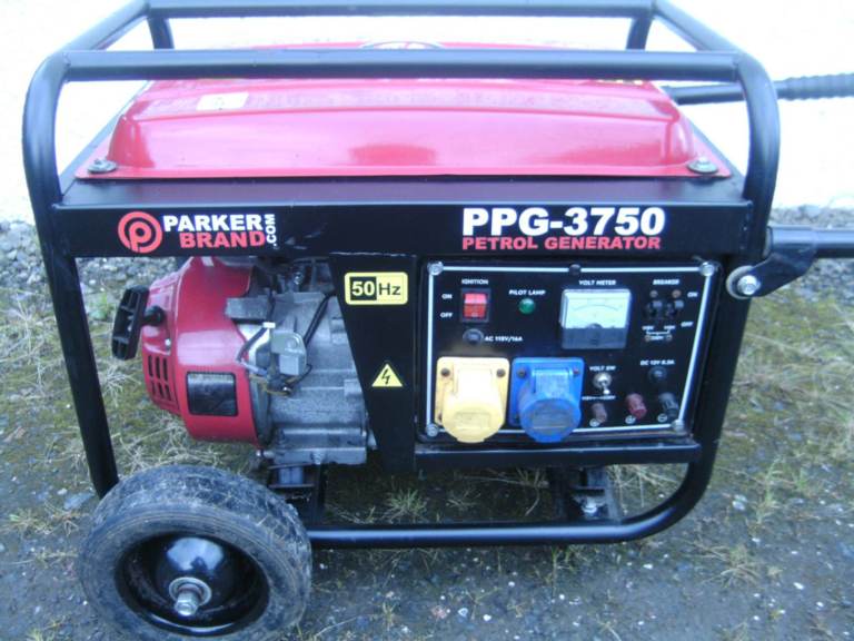 Parker Brand PPG-3750 Petrol Generator – Good Condition