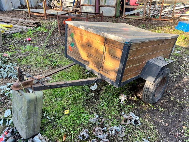 Small wood trailer