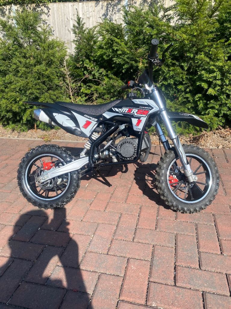 MXR 50 Dirt Bike – Black, Good Condition